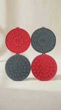Dog Lick Mat 4-Pack — Slow Feeder Treat Mat for Dogs & Cats | Non-Toxic Silicone | Fast AU Delivery