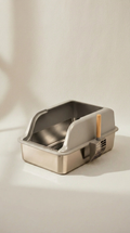 Stainless Steel Cat Litter Box Set — High-Sided Anti-Odour Litter Tray with Mat & Scoop | 1 Year Warranty | Fast AU Delivery