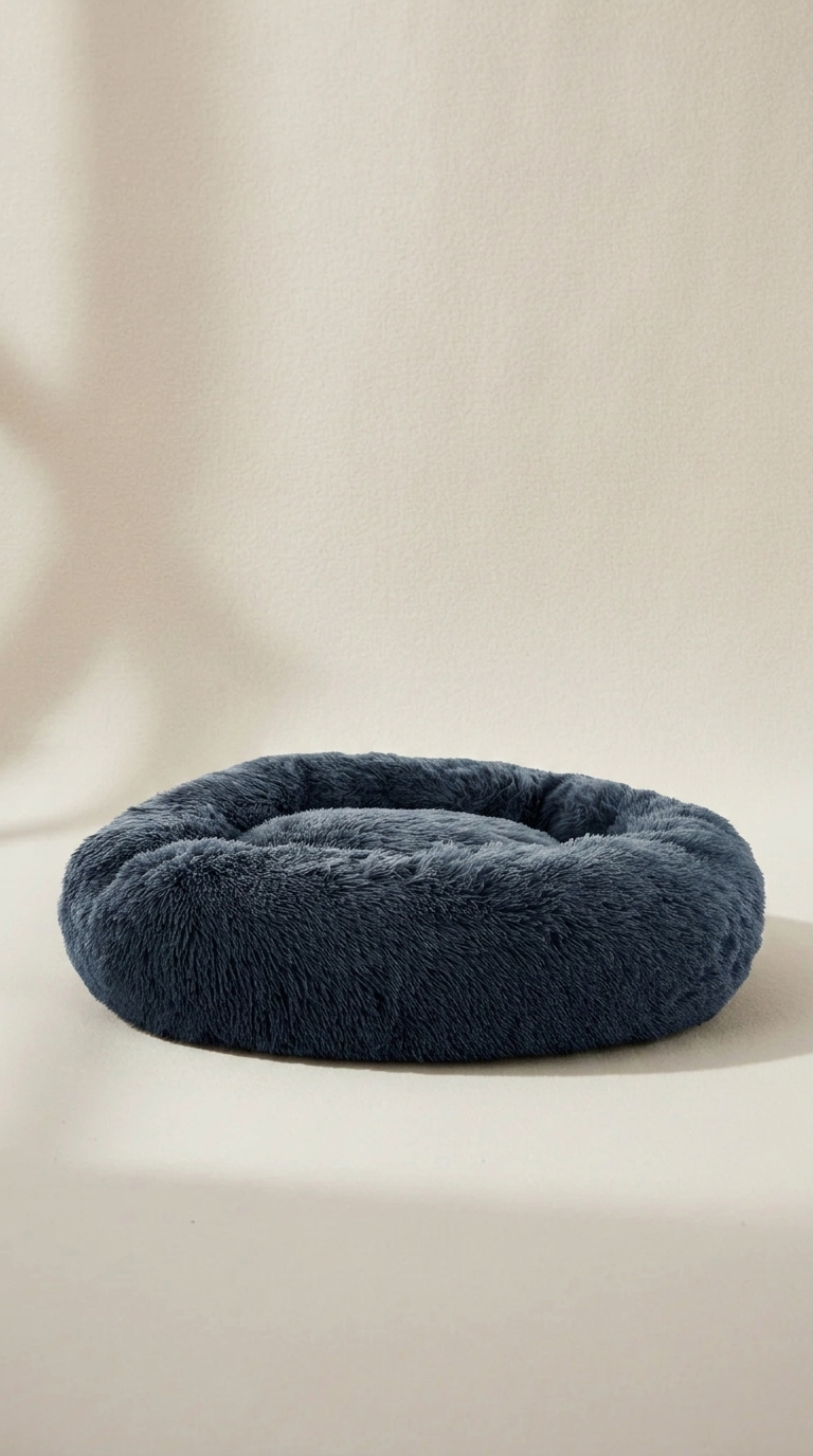 Calming Donut Dog Bed Large 90cm — Washable Anti-Anxiety Pet Bed for Dogs & Cats | Non-Slip Base | Fast AU Delivery
