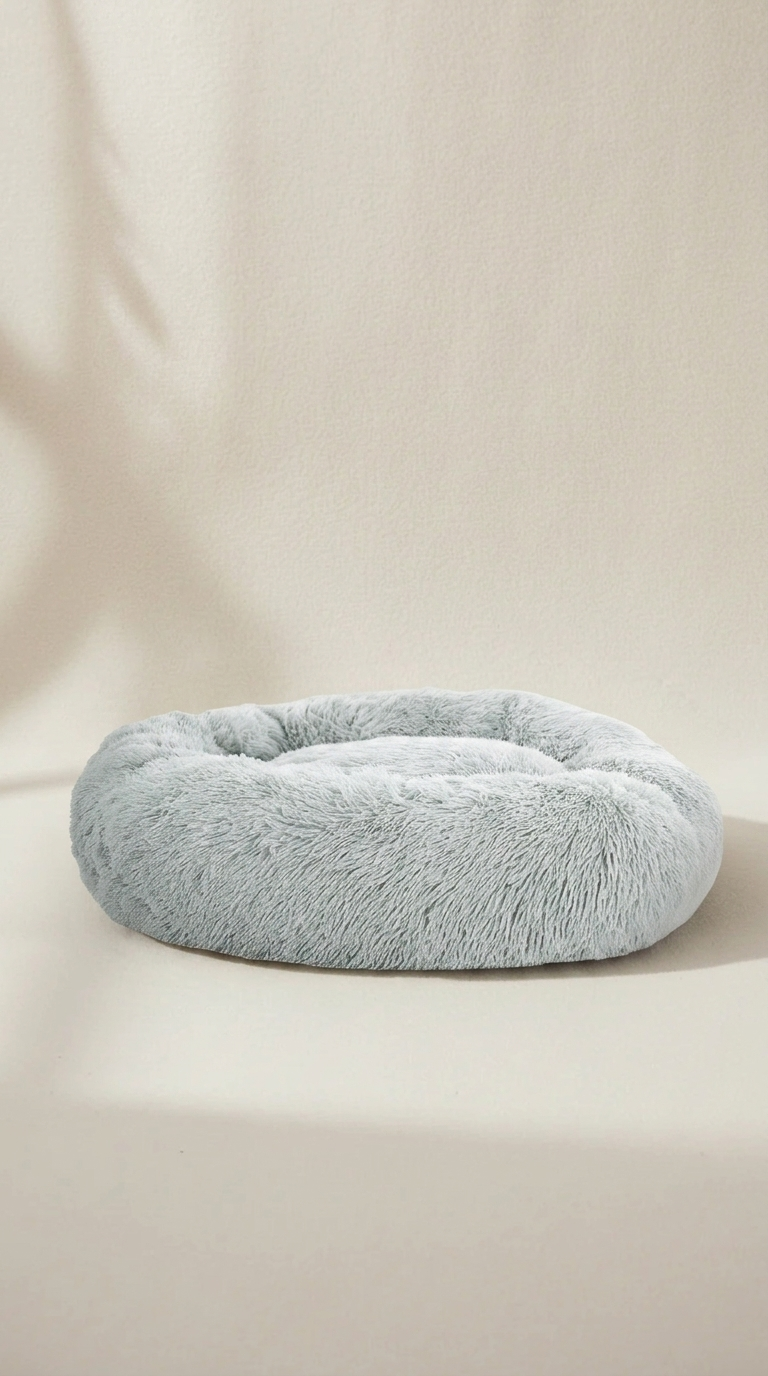 Calming Donut Dog Bed Large 90cm — Washable Anti-Anxiety Pet Bed for Dogs & Cats | Non-Slip Base | Fast AU Delivery