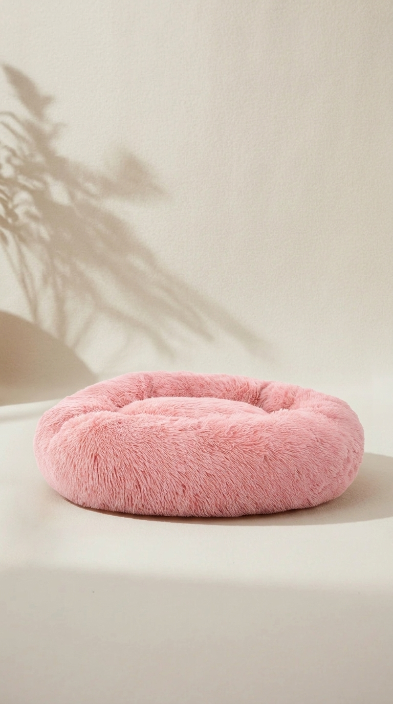 Calming Donut Dog Bed Large 90cm — Washable Anti-Anxiety Pet Bed for Dogs & Cats | Non-Slip Base | Fast AU Delivery