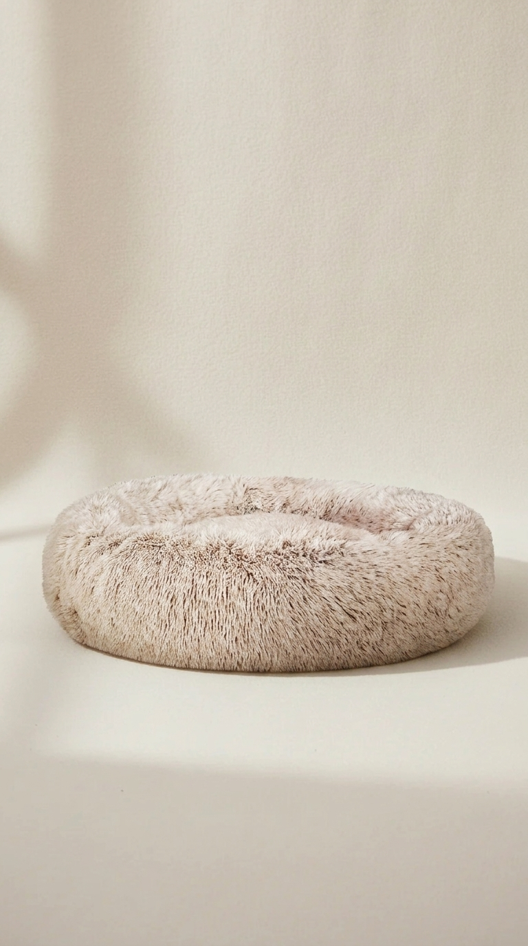 Calming Donut Dog Bed Large 90cm — Washable Anti-Anxiety Pet Bed for Dogs & Cats | Non-Slip Base | Fast AU Delivery